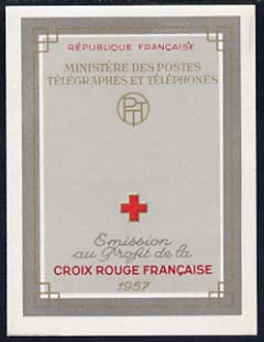 France 1957 Red Cross Booklet complete and very fine, SG XSB7, Yv 2006, stamps on , stamps on  stamps on booklet - france 1957 red cross booklet complete and very fine, stamps on  stamps on  sg xsb7, stamps on  stamps on  yv 2006