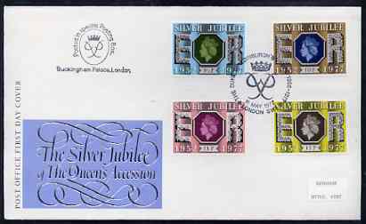 Great Britain 1977 Silver Jubilee set of 4 on illustrated cover with Duke of Edinburgh cancel, endorsed 'Posted in special Posting Box Buckingham Palace', stamps on , stamps on  stamps on , stamps on  stamps on scots, stamps on  stamps on scotland