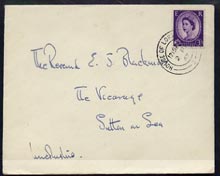 Great Britain 1967 commercial cover to Lincs cancelled House of Lords with HofL library insignia on flap, stamps on 