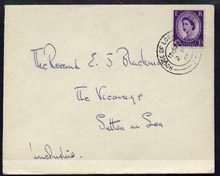 Great Britain 1967 commercial cover to Lincs cancelled House of Lords with HofL library insignia on flap, stamps on , stamps on  stamps on great britain 1967 commercial cover to lincs cancelled house of lords with hofl library insignia on flap