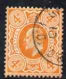 Great Britain 1902-13 KE7 4d orange find cds used , stamps on , stamps on  ke7 , stamps on 