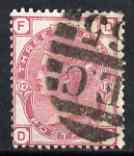 Great Britain 1873-80 3d pale rose plate 12 good colour and perfs, London EC cancel SG144, stamps on 