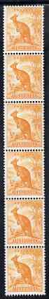 Australia 1948-56 Kangaroo 1/2d coil pair unmounted mint SG228c, stamps on , stamps on  stamps on australia 1948-56 kangaroo 1/2d coil pair unmounted mint sg228c