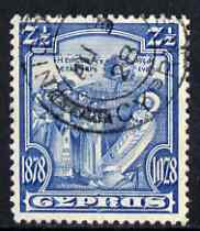 Cyprus 1928 KG5 50th Anniversary 2.5pi fine used SG126, stamps on , stamps on  kg5 , stamps on 