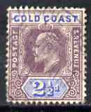 Gold Coast 1902 KE7 Crown CA 2.5d used SG41, stamps on , stamps on  stamps on , stamps on  stamps on  ke7 , stamps on  stamps on 