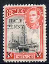 Bermuda 1940 Surcharged 1/2d on 1d mounted mint SG122, stamps on 