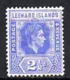 Leeward Islands 1938-51 KG6 2.5d blue mounted mint SG105a, stamps on , stamps on  stamps on , stamps on  stamps on  kg6 , stamps on  stamps on 