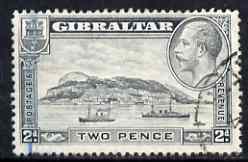 Gibraltar 1931-33 KG5 Rock 2d P14 used SG112, stamps on , stamps on  stamps on , stamps on  stamps on  kg5 , stamps on  stamps on 