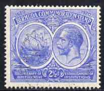 Bermuda 1920-21 KG5 Tercentenary (1st issue) 2.5d used SG66, stamps on , stamps on  kg5 , stamps on 