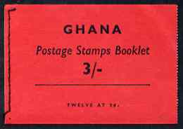 Ghana 1961 Booklet 3s red cover SG SB2, stamps on xxx