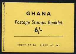 Booklet - Ghana 1961 Booklet 6s yellow cover SG SB3