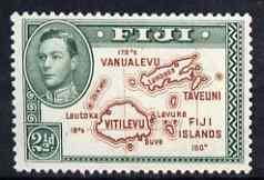 Fiji 1938-55 KG6 2.5d P13.5 mounted mint SG 256b, stamps on , stamps on  kg6 , stamps on 
