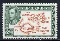 Fiji 1938-55 KG6 2.5d P12 mounted mint SG 256c, stamps on , stamps on  kg6 , stamps on 