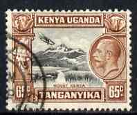 Kenya, Uganda & Tanganyika 1935-37 Mt Kenya KG5 65c used SG117, stamps on , stamps on  stamps on , stamps on  stamps on  kg5 , stamps on  stamps on 