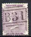 Sierra Leone 1859 QV 6d grey-lilac with B31 cancel, SG2, stamps on , stamps on  qv , stamps on 
