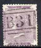 Sierra Leone 1859 QV 6d grey-lilac with B31 cancel, SG2, stamps on , stamps on  stamps on , stamps on  stamps on  qv , stamps on  stamps on 