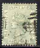 Sierra Leone 1884-91 QV 1/2d dull green CA used SG27, stamps on , stamps on  qv , stamps on 
