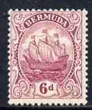 Bermuda 1910-25 KG5 6d purple m/m, SG50 , stamps on , stamps on  kg5 , stamps on 