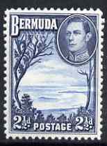 Bermuda 1938-52 KG6 Grape Bay 2.5d light & deep blue m/m, SG 113, stamps on , stamps on  kg6 , stamps on 