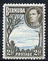 Bermuda 1938-52 KG6 Grape Bay 2.5d  blue & sepia-black m/m, SG 113b/c, stamps on , stamps on  kg6 , stamps on 