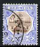 Bermuda 1906 KE7 Dry Dock 2 1/2d brown & ultramarine fine used, SG 40, stamps on , stamps on  ke7 , stamps on 