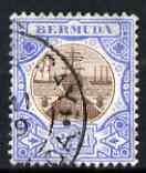 Bermuda 1906 KE7 Dry Dock 2 1/2d brown & ultramarine fine used, SG 40, stamps on , stamps on  stamps on , stamps on  stamps on  ke7 , stamps on  stamps on 