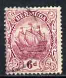 Bermuda 1910-25 KG5 6d purple fine used, SG50