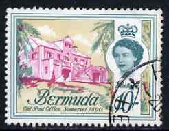 Bermuda 1962-68 QE2 Old Post Office 10s definitive fine used, SG 178, stamps on , stamps on  stamps on bermuda 1962-68 qe2 old post office 10s definitive fine used, stamps on  stamps on  sg 178