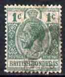 British Honduras 1915-16 KG5 1c green fine used, SG 111, stamps on , stamps on  kg5 , stamps on 