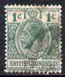 British Honduras 1915-16 KG5 1c green fine used, SG 111, stamps on , stamps on  stamps on , stamps on  stamps on  kg5 , stamps on  stamps on 