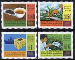 Ceylon 1967 Centenary of Ceylon Tea Industry set of 4 unmounted mint, SG 526-29