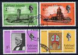 Falkland Islands 1969 Bishop Stirling set of 4 used, SG 250-53, stamps on , stamps on  stamps on falkland islands 1969 bishop stirling set of 4 used, stamps on  stamps on  sg 250-53