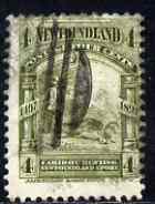 Newfoundland 1897 400th Anniversary Hunting 4c olive-green used SG69, stamps on 