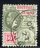 British Guiana 1913-21 KG5 60c green & rosine MCA used but short perfs SG267, stamps on , stamps on  stamps on , stamps on  stamps on  kg5 , stamps on  stamps on 