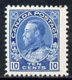 Canada 1922-31 KG5 10c blue fine mtd mint but tiny tone SG 253, stamps on , stamps on  kg5 , stamps on 