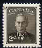 Canada 1949-50 KG6 Official 2c sepia opt'd OHMS mtd mint SG O173, stamps on , stamps on  kg6 , stamps on 