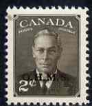 Canada 1949-50 KG6 Official 2c sepia opt'd OHMS mtd mint SG O173