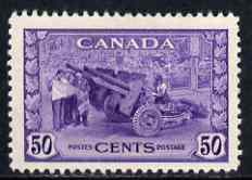 Canada 1942-48 KG6 War Effort 50c Munitions Factory unused (no gum) SG 387, stamps on , stamps on  kg6 , stamps on 