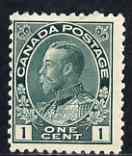 Canada 1911-22 KG5 1c green mtd mint SG 196/9, stamps on , stamps on  kg5 , stamps on 