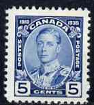 Canada 1935 KG5 Silver Jubilee 5c blue mtd mint SG 338, stamps on , stamps on  kg5 , stamps on 