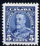 Canada 1935 KG5 5c blue mtd mint SG345, stamps on , stamps on  stamps on , stamps on  stamps on  kg5 , stamps on  stamps on 