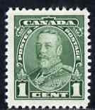 Canada 1935 KG5 1c green mtd mint SG341, stamps on , stamps on  kg5 , stamps on 