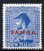 Samoa 1926-27 KG5 Admiral 2s light blue mtd mint SG 169, stamps on , stamps on  kg5 , stamps on 