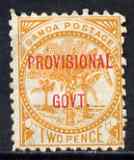 Samoa 1899-1900 Provisional Govt 2d orange mtd mint SG 92, stamps on 