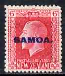 Samoa 1916-19 KG5 6d mtd mint SG 141, stamps on , stamps on  stamps on , stamps on  stamps on  kg5 , stamps on  stamps on 