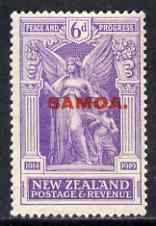 Samoa 1920 Victory 6d mtd mint SG 147