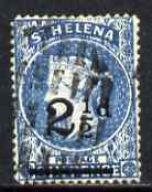 St Helena 1884-94 QV Crown CA 2.5d ultramarine fine used with selected cork cancel SG40, stamps on , stamps on  stamps on , stamps on  stamps on  qv , stamps on  stamps on 