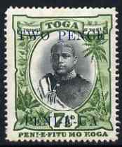Tonga 1923-24 Surcharged 2d on 7.5d mtd mint SG 65, stamps on 