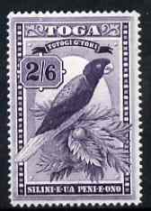 Tonga 1942-49 Parrot 2s6d Script CA mtd mint SG81, stamps on , stamps on  stamps on tonga 1942-49 parrot 2s6d script ca mtd mint sg81