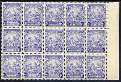 Barbados 1938-47 Badge of Colony 2.5d ultramarine unmounted mint SG 251, stamps on 